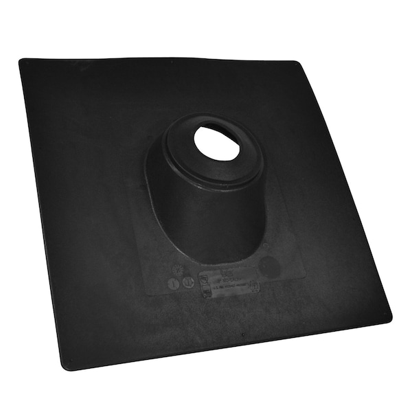 Oatey No-Calk 12 In. W X 16 In. L Thermoplastic Roof Flashing Black